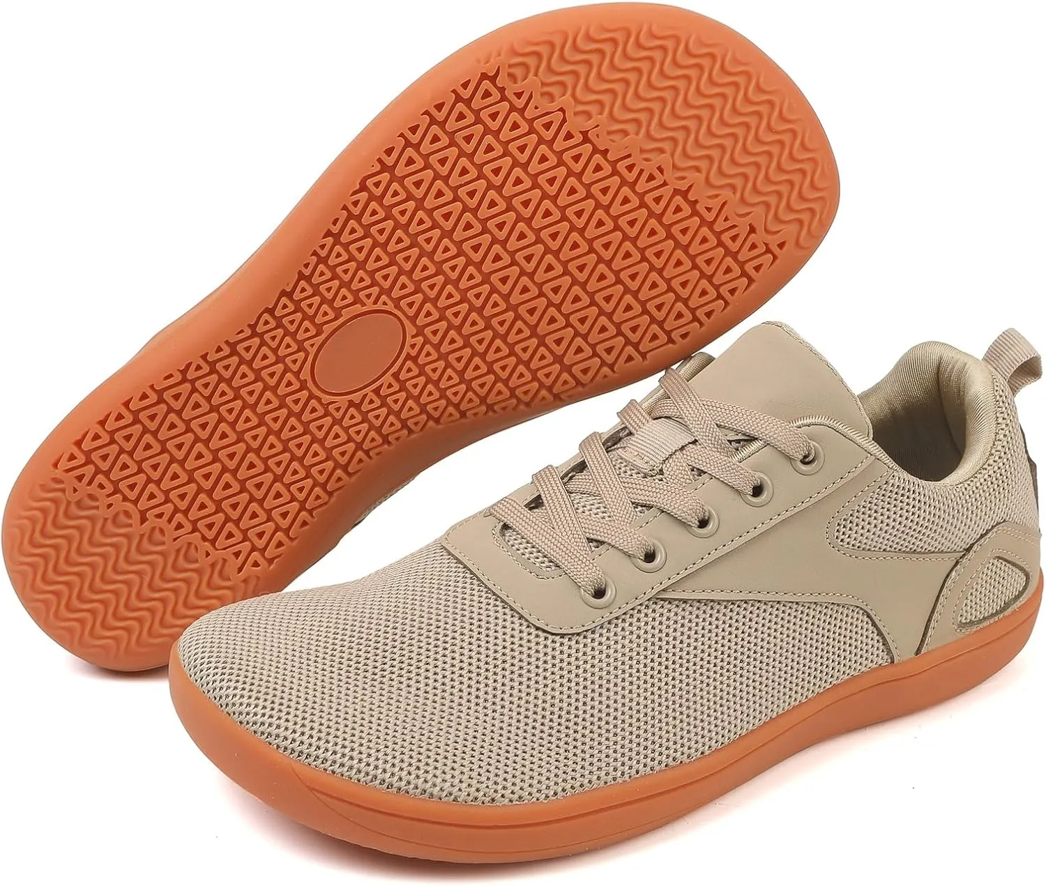 Womens Casual Sneakers Wide Men's Barefoot Zero Drop Sole Minimalist Width Toe Box Walking Shoes Breathable Slip On Tennis Shoes