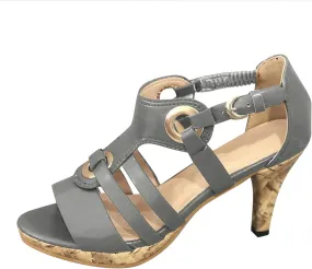 Women's Comfortable Elegant Lace Up Ankle Toe High Heel Casual Sandals Women Clear Sandals Size 11