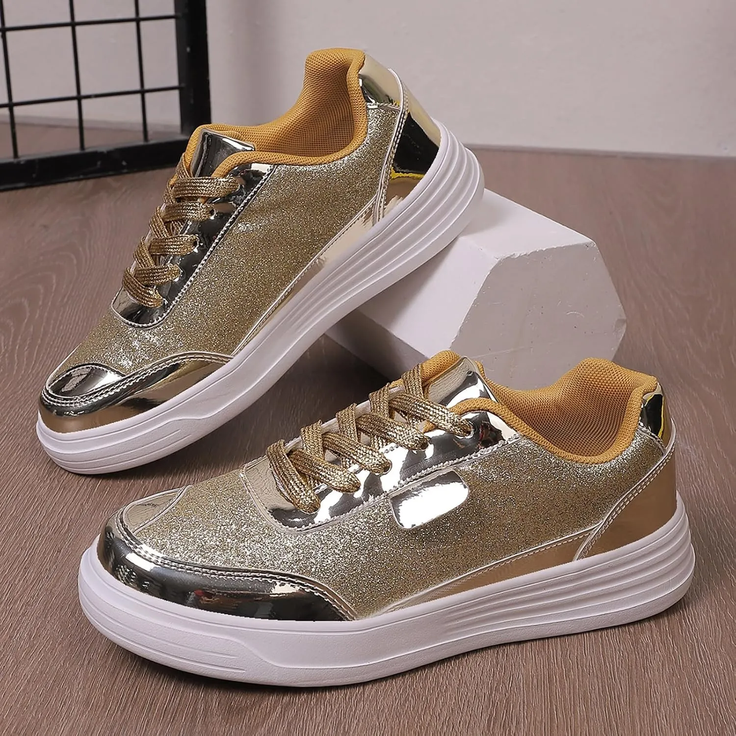 Womens Elastic Slip On Shoes Casual Comfortable Walking Sneakers Lightweight Canvas Flats Non Slip Loafers