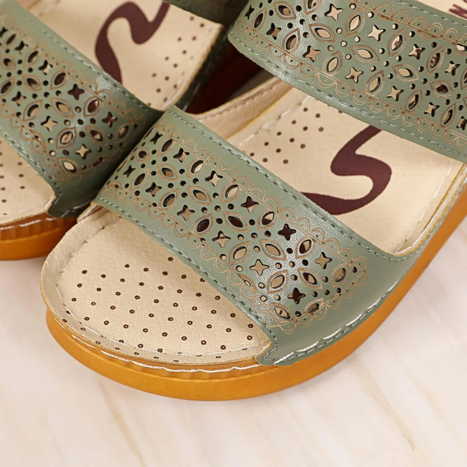 Women's Fashion Slide Sandal And Sandals Fashion Roman Toe Slippers Summer With Hollow Slope Ladies Spring Women's