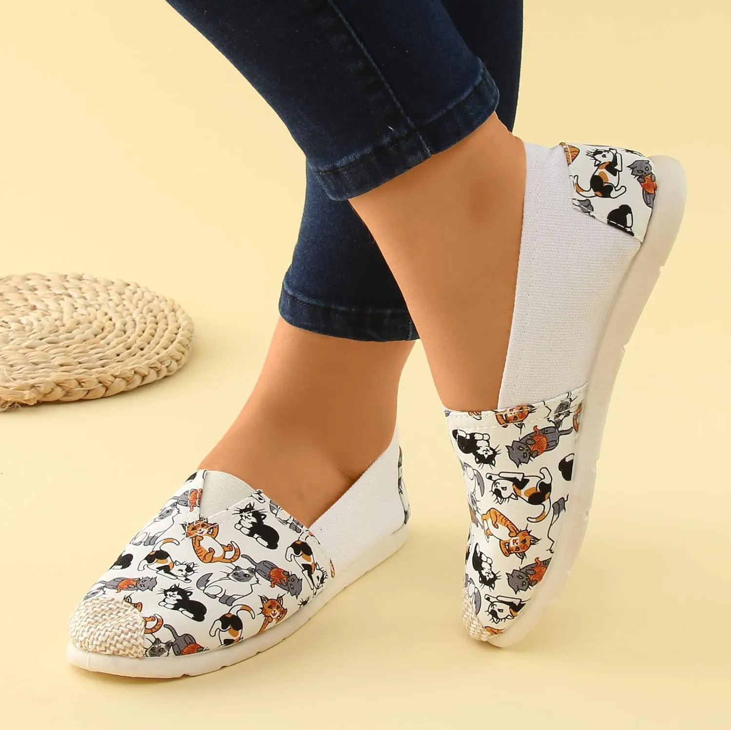 Women's Flats Round Toe Dressy Comfortable Slip on Women's Ballet Flat Shoes Ballerina Flats for Work