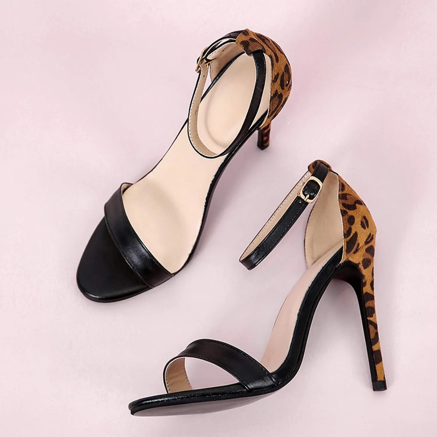 Womens Heel Dress Shoes Slip-On Casual Sandals Toe Heels Fashion Women's Breathable High high Heels