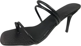 Women's Heels Pumps Ladies Strap Sandals Color Toe Fashion Heel High Leather Solid Summer Cover Women's high Heels
