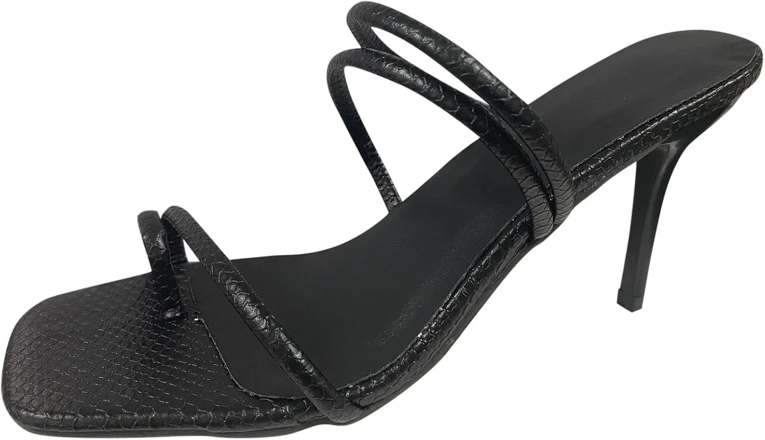 Women's Heels Pumps Ladies Strap Sandals Color Toe Fashion Heel High Leather Solid Summer Cover Women's high Heels