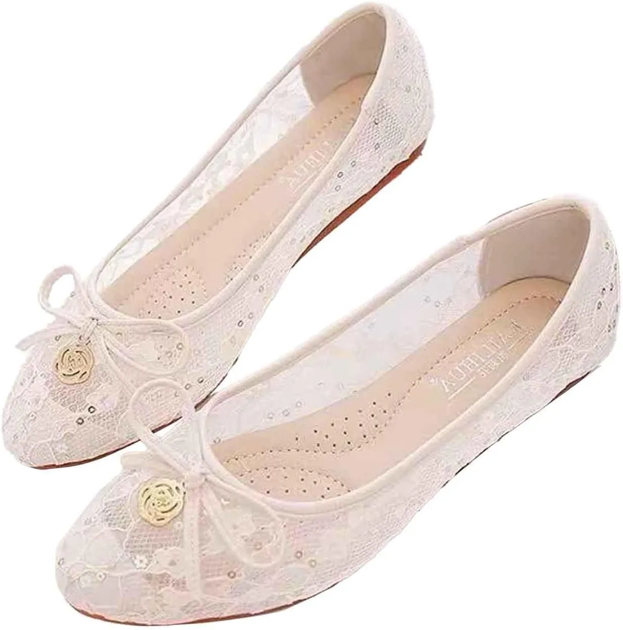 Women's Mesh Flats Casual Slip On Loafers Breathable Comfortable Flat Shoes for Walking Outdoor Leisure Spring