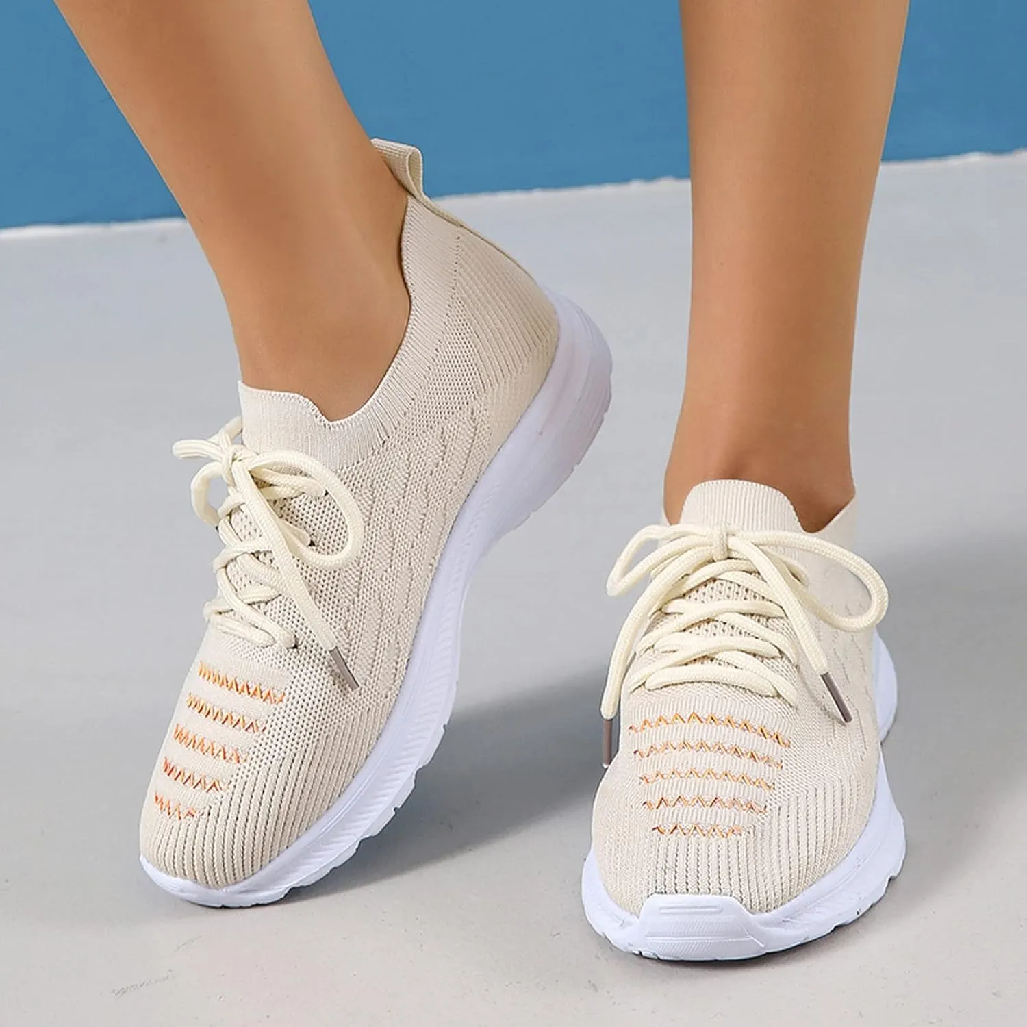 Womens Non Slip Slip On Shoes Casual Walking Sneakers Lightweight Canvas Comfortable Flat Fashion Loafers