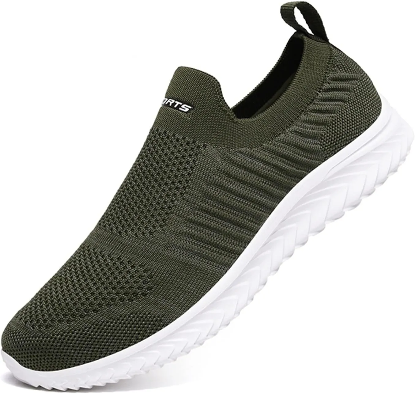 Womens Non Slip Work Shoes Slip On Water Resistant Mens Dress Shoes Arch Support Men's Casual Shoes Platform Sneakers Black Tennis Shoe Loafers Casual Slip On