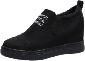 Womens Orthopedic Casual Walking Sneakers Slip On Shoes with Arch Support Comfortable Loafers Plantar Fasciitis Relief Foot Heel Pain Diabetic