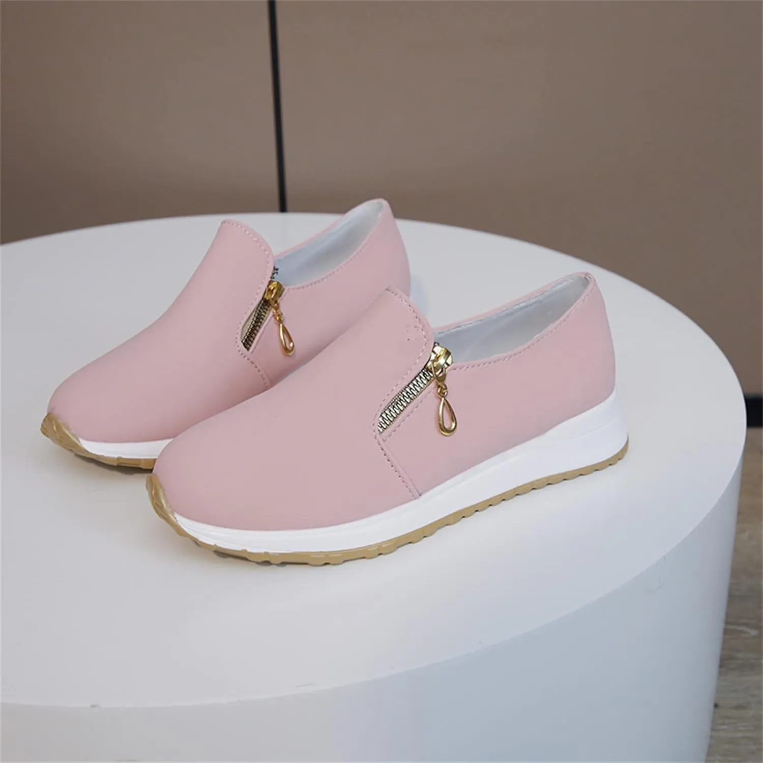 Womens Orthopedic Diabetic Shoes Slip On Walking Sneakers with Arch Support Comfortable Casual Loafers Plantar Fasciitis Relief Foot Heel Pain