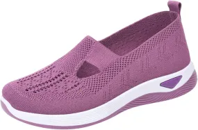 Womens Orthopedic Diabetic Shoes Slip On Walking Sneakers with Arch Support Comfortable Casual Loafers Plantar Fasciitis Relief Foot Heel Pain
