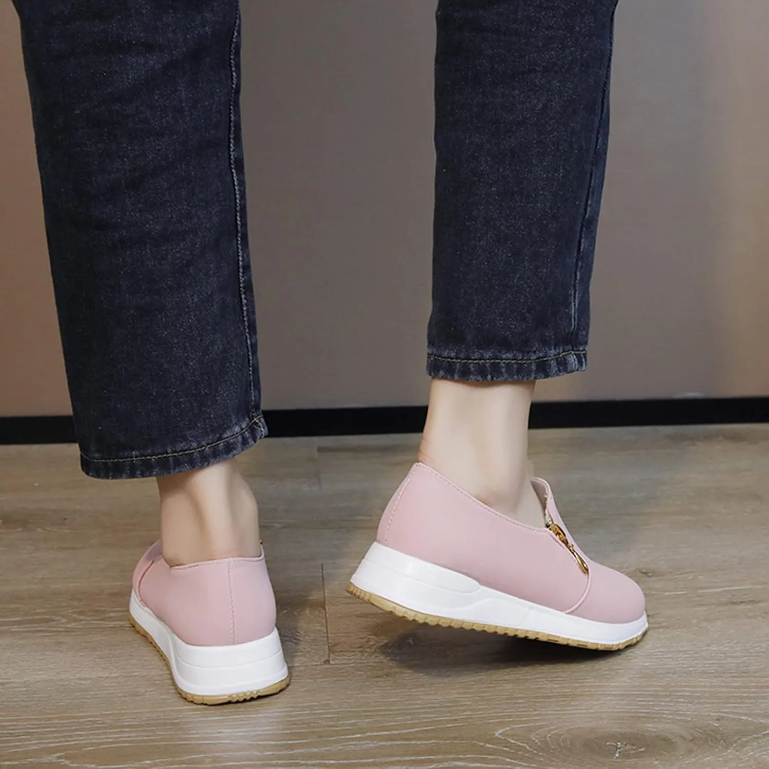 Womens Orthopedic Diabetic Shoes Slip On Walking Sneakers with Arch Support Comfortable Casual Loafers Plantar Fasciitis Relief Foot Heel Pain