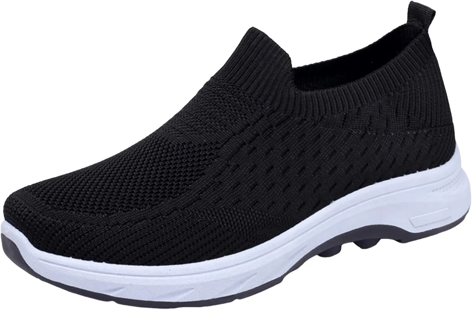 Women's Orthopedic Knit Coral Sneakers Ladies Sneakers Women's Fashion Lace Up Sneakers Women's Soft Woven Shoes