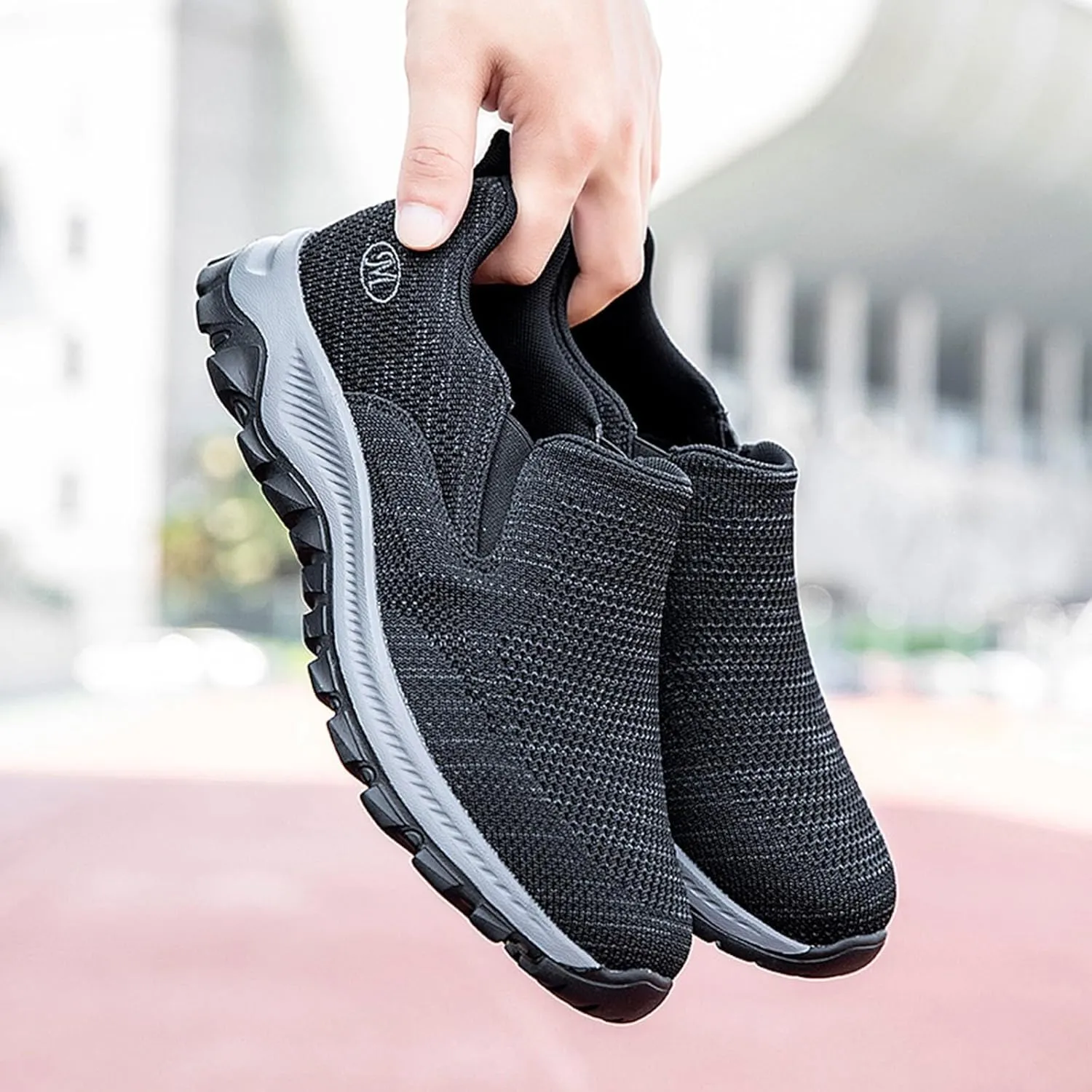 Women's Orthopedic Shoes with Adjustable Strap Slip on Orthopaedic Walking Sneakers Minimalist Zero Drop Shoe