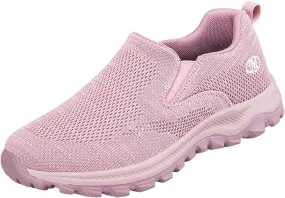 Women's Orthopedic Shoes with Adjustable Strap Slip on Orthopaedic Walking Sneakers Minimalist Zero Drop Shoe