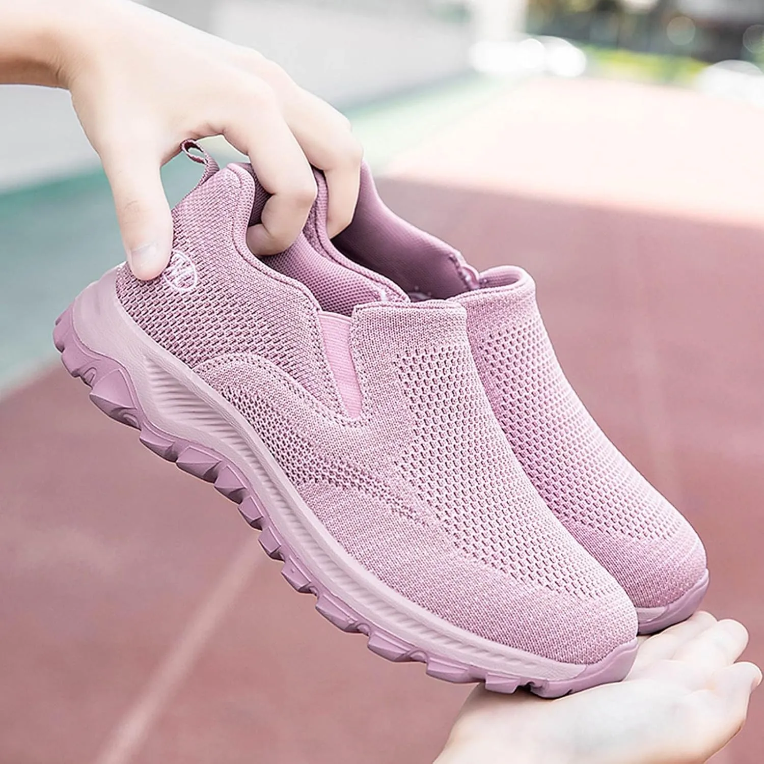 Women's Orthopedic Shoes with Adjustable Strap Slip on Orthopaedic Walking Sneakers Minimalist Zero Drop Shoe