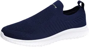 Womens Orthopedic Walking Loafers Slip On Sneakers with Arch Support Comfortable Casual Shoes Plantar Fasciitis Relief Foot Heel Pain Diabetic Feet
