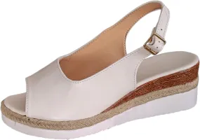 Womens Platform Sandals Elastic Ankle Strap Rhinestone Platform Sandals for Women Wedge Sandals for Women