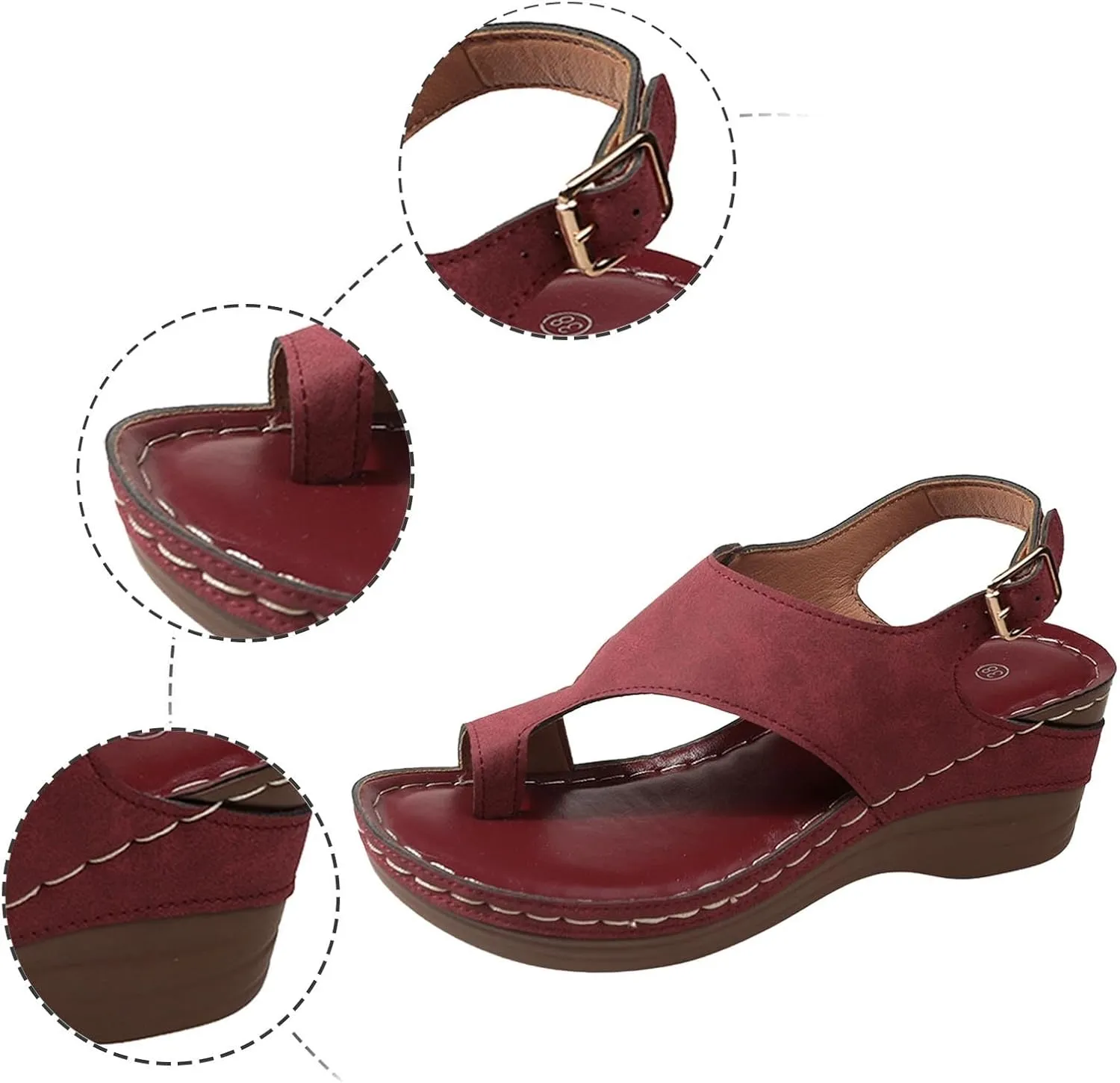 Womens Platform Sandals Womens Open Toe Espadrilles Comfortable Summer Platform Casual Dress Women Sandal