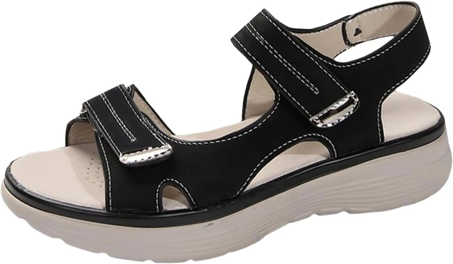 Womens Platform Sandals Women's Open Toe Summer Dressy Sandals Women's Casual Platform Open Toe Wedge Sandal
