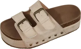 Women's Platform Wedge Sandals Womens Open Toe Espadrilles Casual Elastic Ankle Strap Platform Sandals