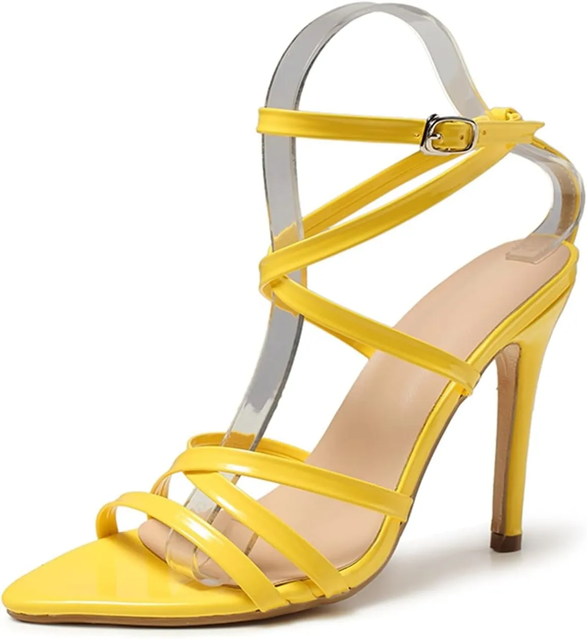 Women's Pumps Dress Shoes High Women's Fashion Heel Strap Spring Summer Sandals and Sandals