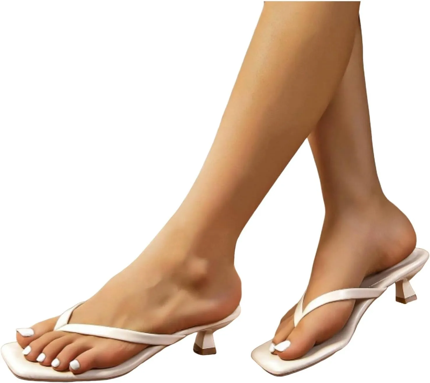 Women's Pumps Dress Shoes Stiletto Heel Toe Women's Slippers Fashion Casual Open Heel Square Toe Herringbone Solid Color