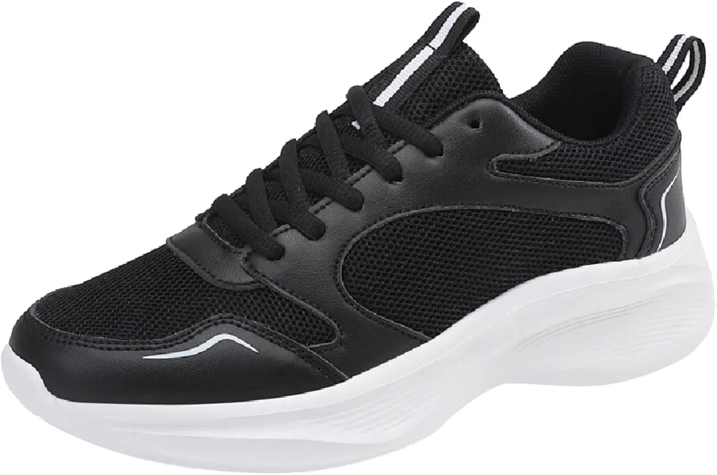 Womens Running Shoes Women Fashion Breathable Comfortable Athletic Sneakers Non Slip Lace Up Tennis Shoes