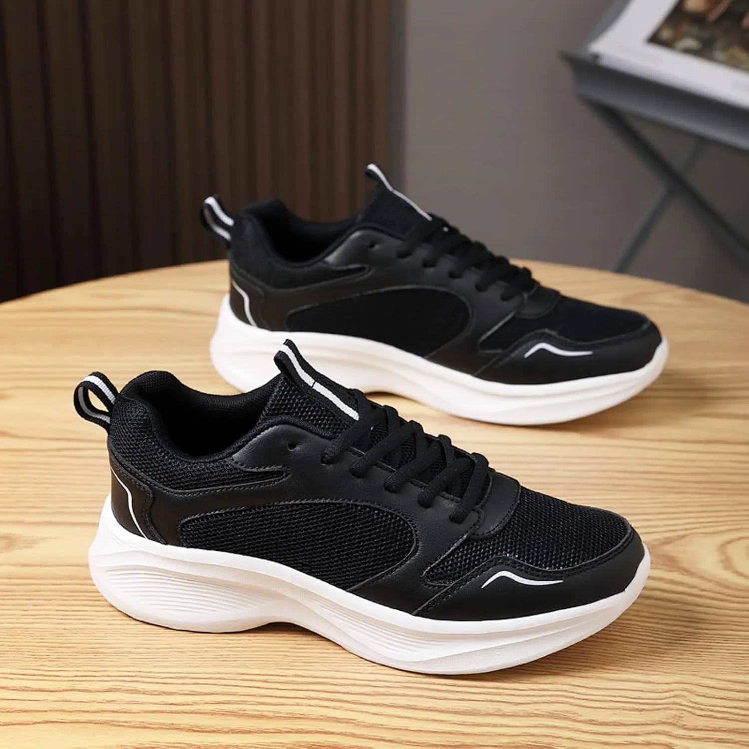 Womens Running Shoes Women Fashion Breathable Comfortable Athletic Sneakers Non Slip Lace Up Tennis Shoes