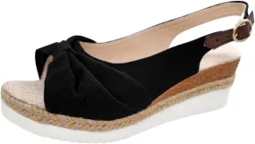 Women's Sandals 2025 Orthopedic Open Toe Sandals with Arch Support Wedge Heel Adjustable Ankle Strap, Breathable Platform Sole for All-Day Comfort Summer Beach Casual Walking Dressy Occasions 2025