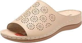 Women's Sandals Dressy Summer Flat Spring Sandals Fashion Slippers Ladies Roman And Hollow Women's