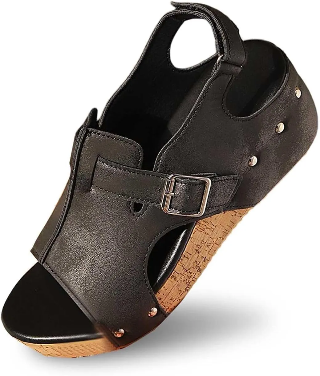 Womens Sandals Platform Wedge Sandals Ankle Strap Open Toe Casual & Dressy Summer Beach Ladies Wedges Sandal 2025