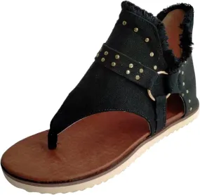 Women's Sandals Women's Comfortable Casual Flat Sandals Flat Sandals for Women Open Toe Slingback Shoes