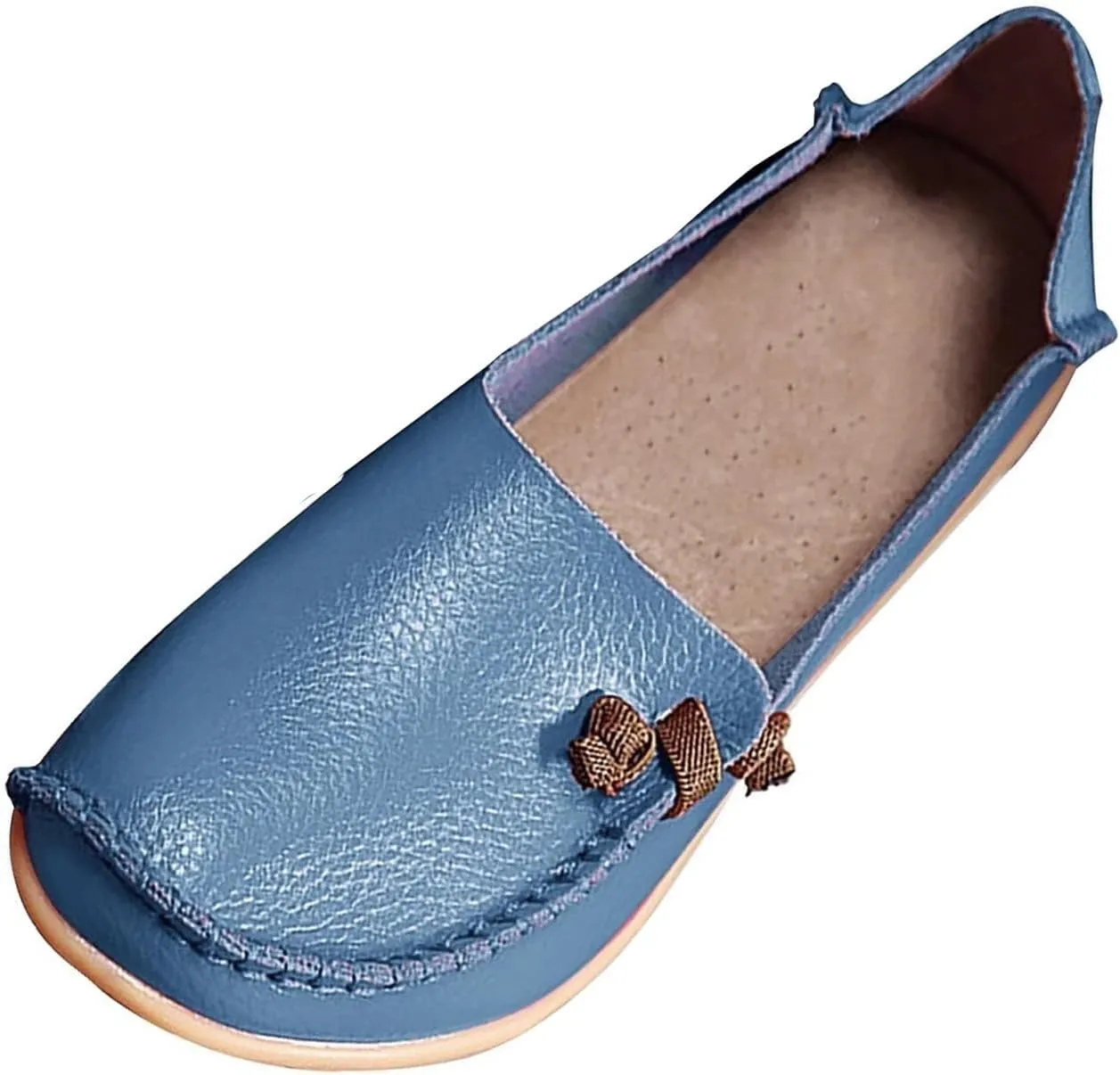 Women's Slip On Arch Support Comfortable Nurse Shoes Comfotable Lightweight Rubber Outsole Non-Slip Flats Loafers Casual Breathable Soft Sole Work Shoes
