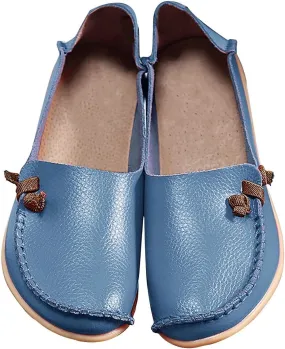Women's Slip On Arch Support Comfortable Nurse Shoes Comfotable Lightweight Rubber Outsole Non-Slip Flats Loafers Casual Breathable Soft Sole Work Shoes