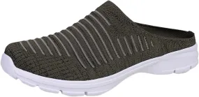 Women's Slip-on Mule Sneakers Lightweight Tennis Shoes Womens Food Service Ladies Casual Shoes Fashion Sneakers White Tennis Shoe Trainers Shoe