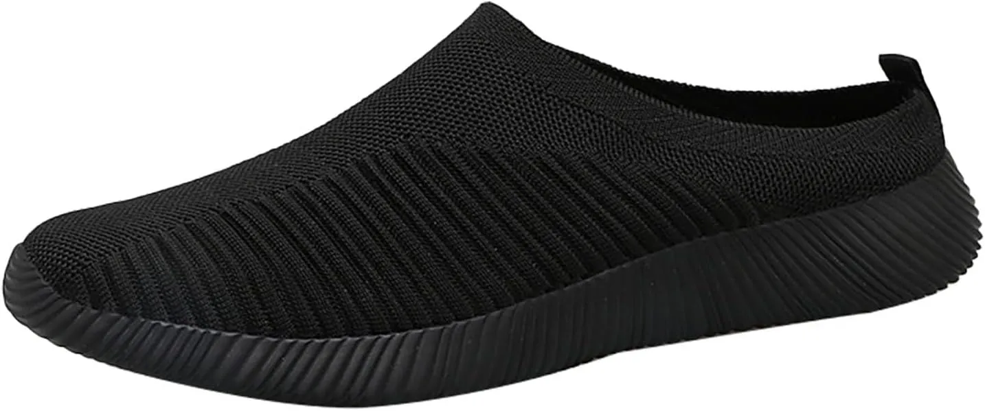 Women's Slip-On Orthopedic Arch Support Backless Non Slip Work Shoes Women Comfortable Men Shoes Casual Men Shoes Sneakers Brown Tennis Shoe Cross Trainer Shoe