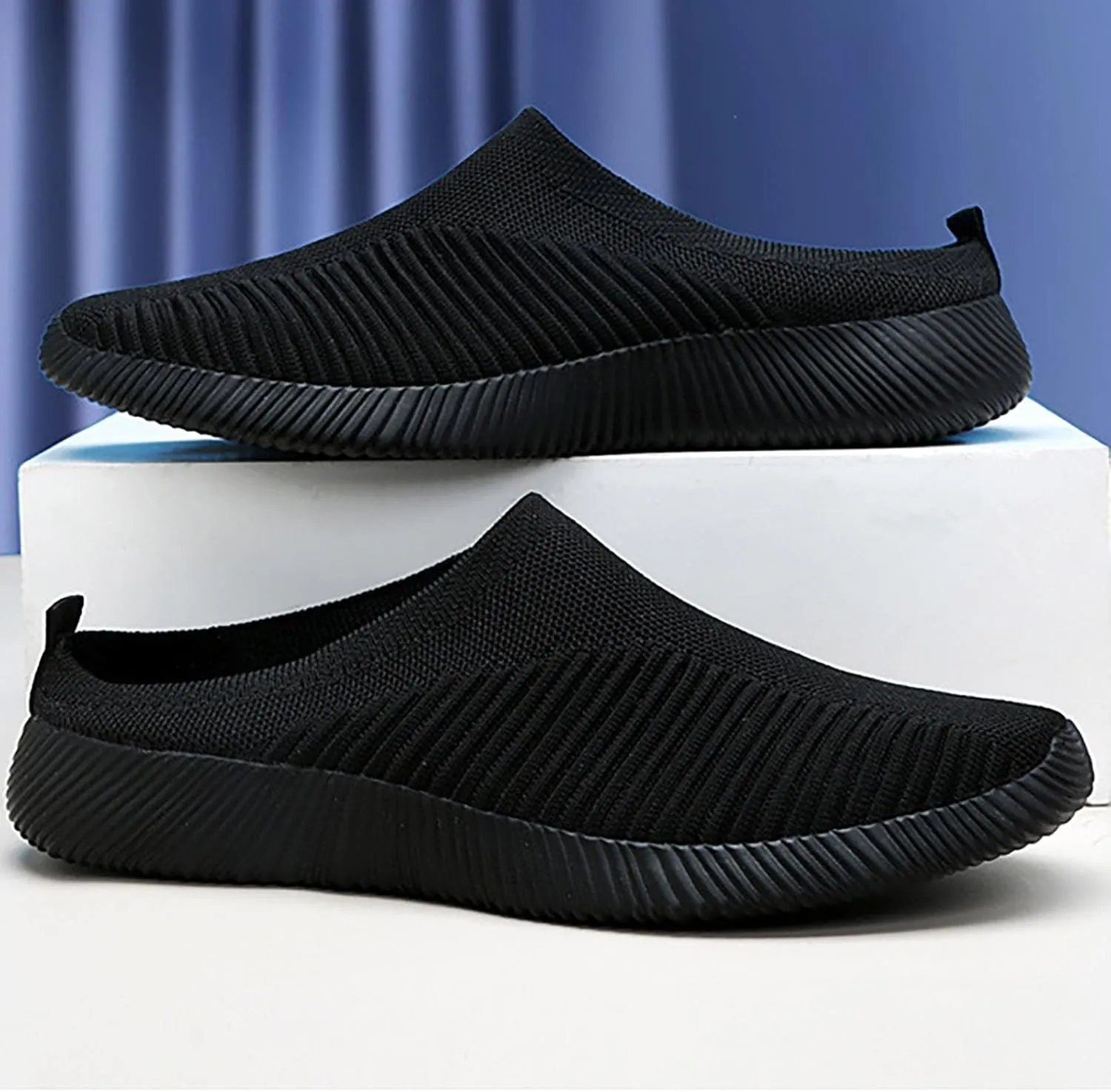 Women's Slip-On Orthopedic Arch Support Backless Non Slip Work Shoes Women Comfortable Men Shoes Casual Men Shoes Sneakers Brown Tennis Shoe Cross Trainer Shoe
