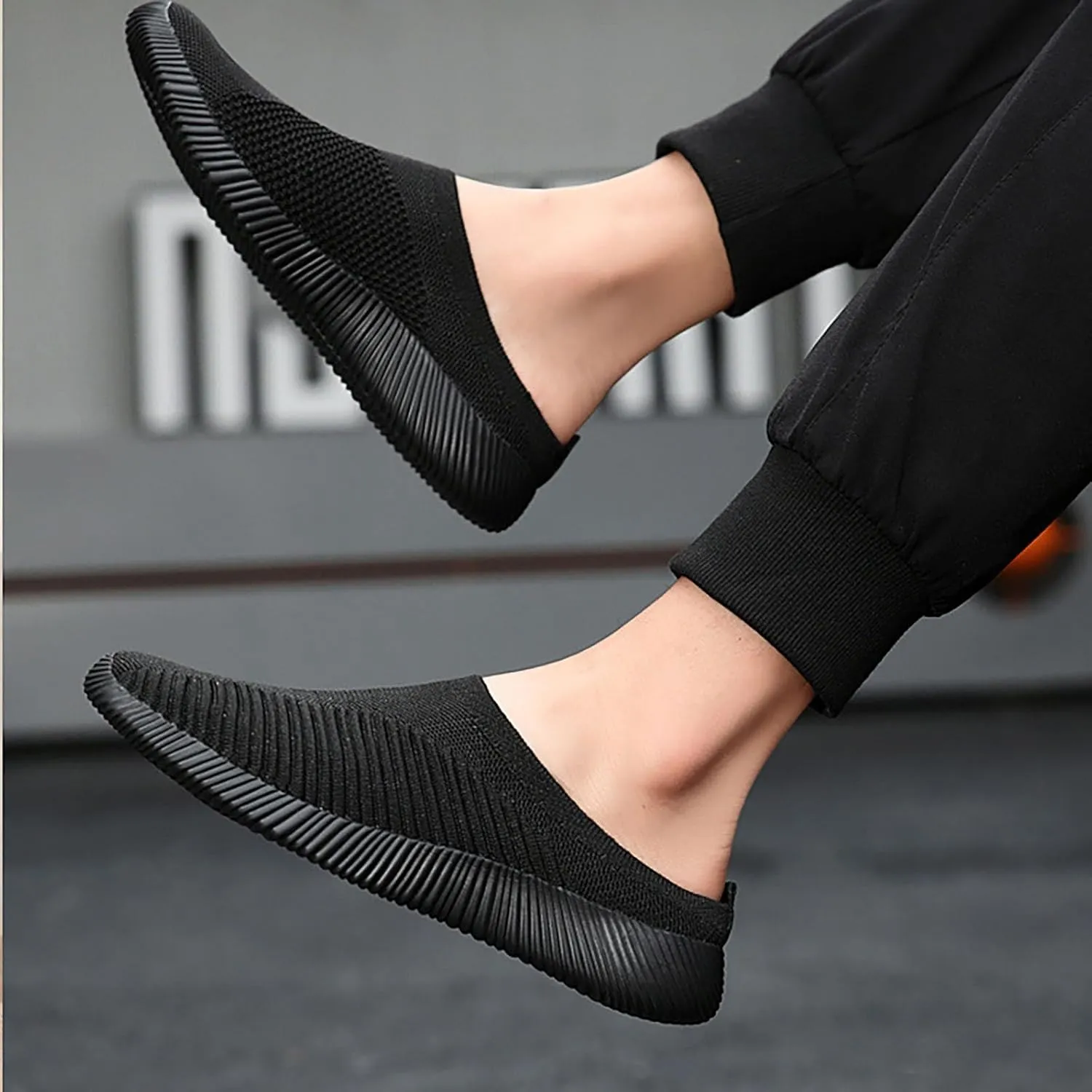Women's Slip-On Orthopedic Arch Support Backless Non Slip Work Shoes Women Comfortable Men Shoes Casual Men Shoes Sneakers Brown Tennis Shoe Cross Trainer Shoe