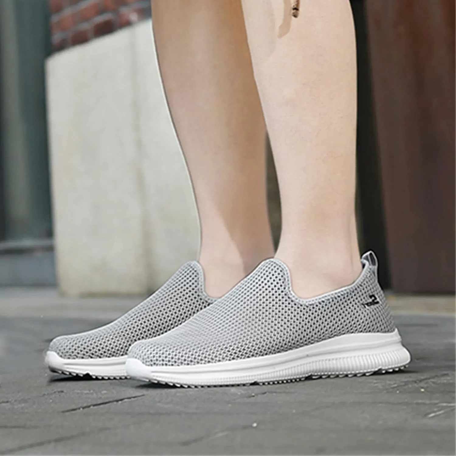 Women's Slip-on Shoes Wide Width Sneakers Hands Free Running Shoes for Women Wide Woman Shoes Casual Women's Fashion Sneakers Red Tennis Shoe Loafers Dress Shoe