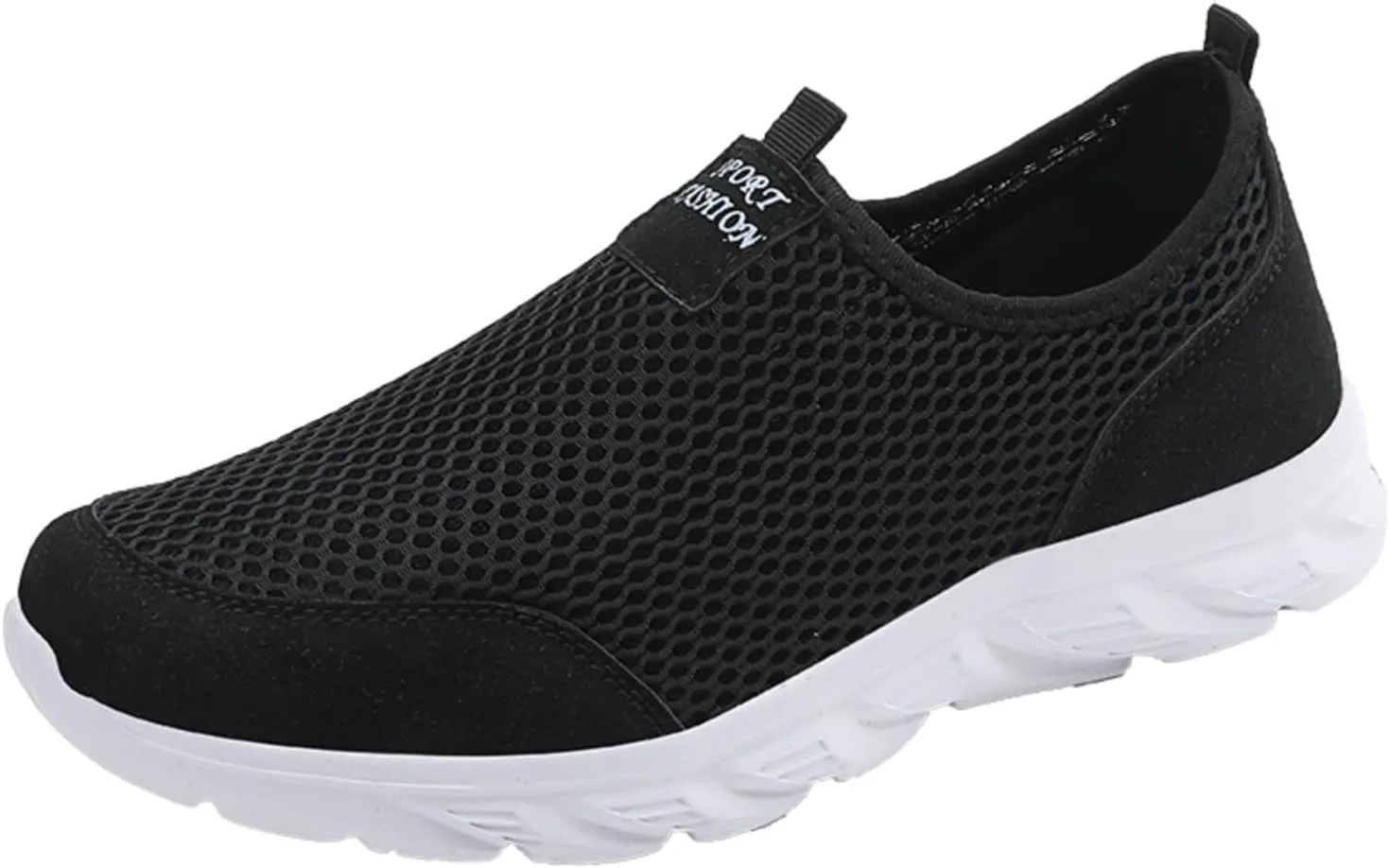 Women's Slip On Walking Shoes Running Comfortable Non Slip Work Shoes Women Sports Men's Casual Dress Shoes White Platform Sneakers Tennis Shoe Cross Trainer Shoe