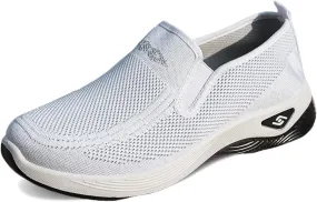 Women's Walking Shoes Slip On Comfort Orthopedic Breathable Go Walking Mesh Athletic Running Sneakers Shoes