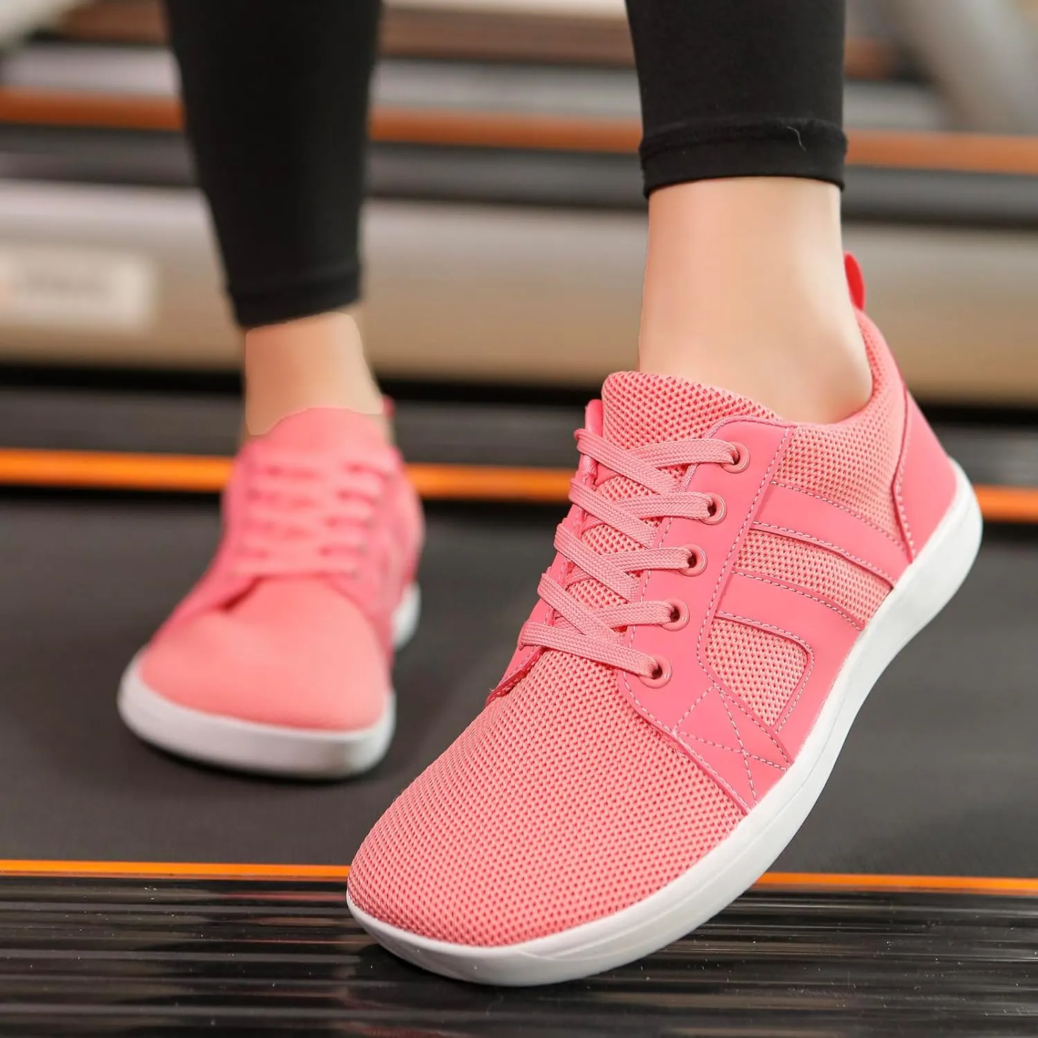 Womens Walking Sneakers Breathable Slip On Tennis Shoes Men's Wide Minimalist Barefoot Sneakers Comfy Casual Non Slip Flat Shoes