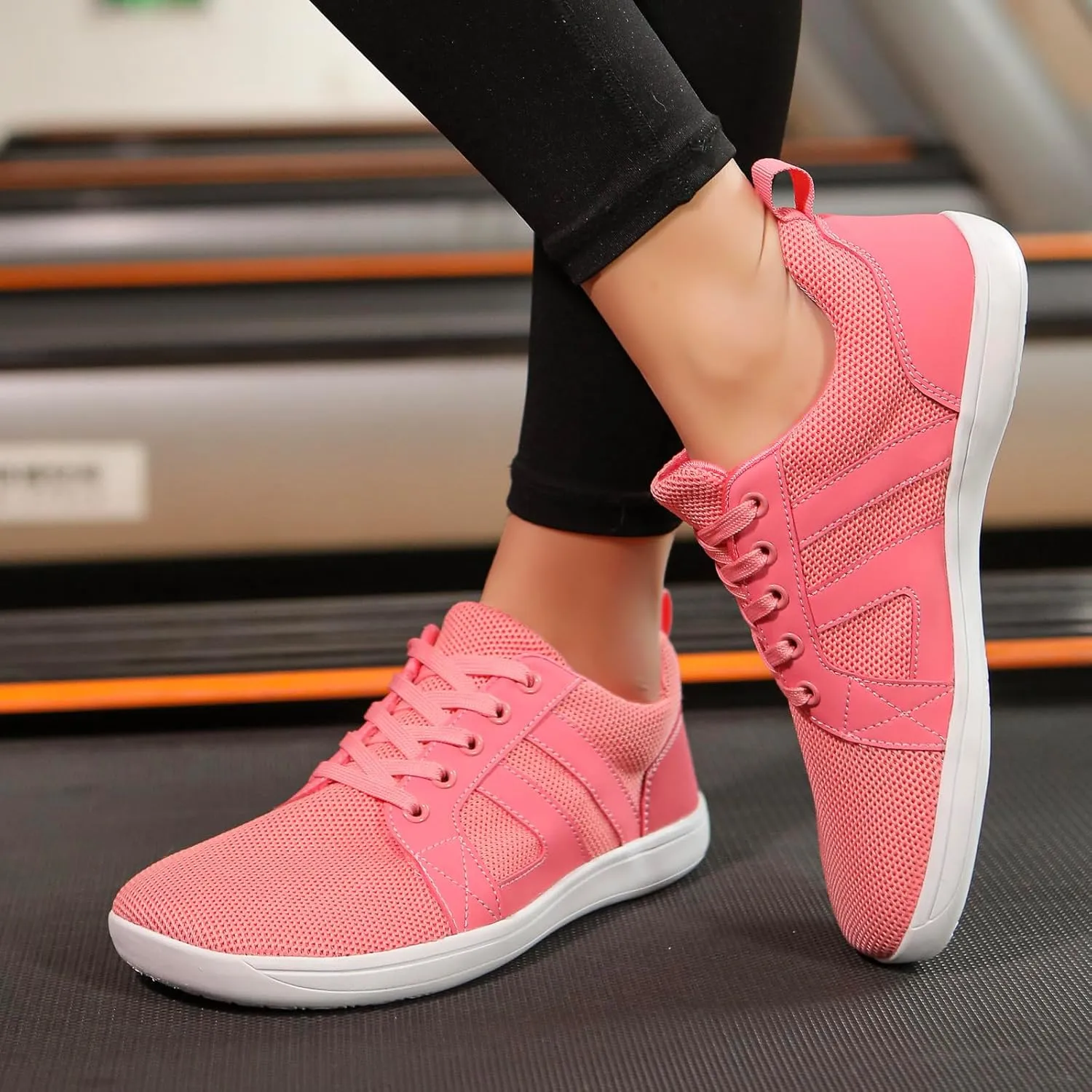 Womens Walking Sneakers Breathable Slip On Tennis Shoes Men's Wide Minimalist Barefoot Sneakers Comfy Casual Non Slip Flat Shoes