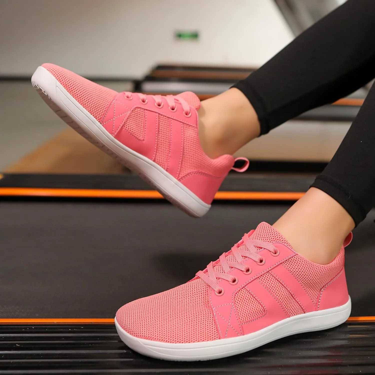 Womens Walking Sneakers Breathable Slip On Tennis Shoes Men's Wide Minimalist Barefoot Sneakers Comfy Casual Non Slip Flat Shoes