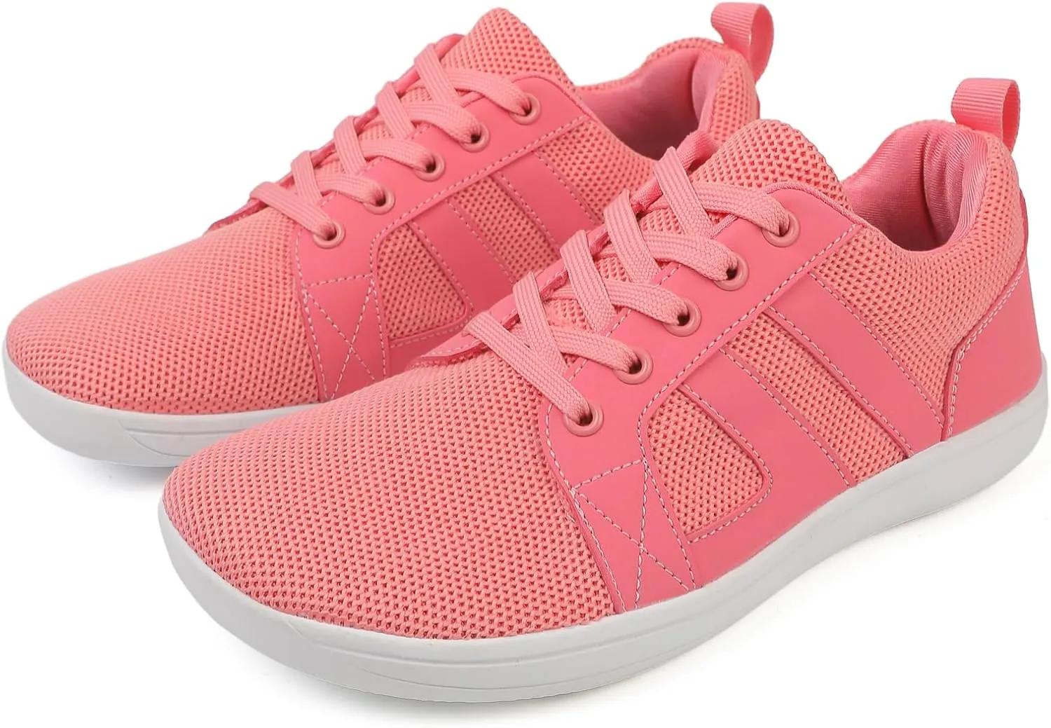 Womens Walking Sneakers Breathable Slip On Tennis Shoes Men's Wide Minimalist Barefoot Sneakers Comfy Casual Non Slip Flat Shoes