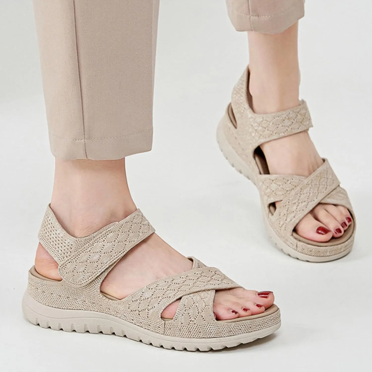 Womens Wedge Sandals Espadrille Dressy Wedge Sandals Comfortable Summer Platform Casual Dress Women Sandal