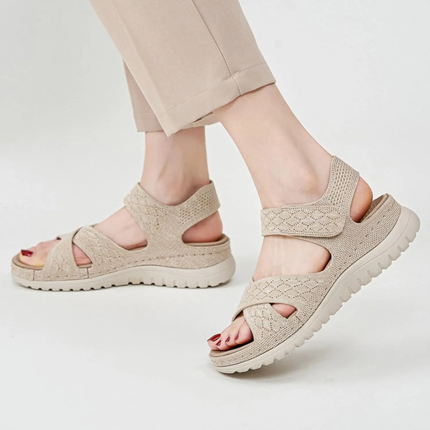 Womens Wedge Sandals Espadrille Dressy Wedge Sandals Comfortable Summer Platform Casual Dress Women Sandal