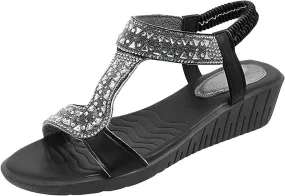 Women's Wedge Sandals The Top Platform Sandals High Heels Women Open Toe Flatform Platform Women's Ankle Strap Low Wedge Sandals