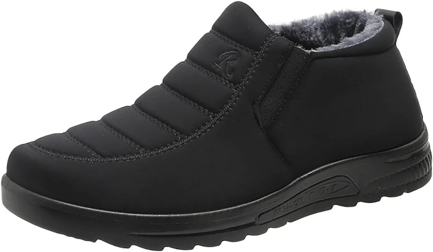 Womens Winter Snow Boots Ankle Boots for Women Insulated Warm Winter Shoes Anti-Slip Slip On Walking Boots Comfortable Outdoor Boot Fahion Sneakers Platform Boots Cozy Cute Boots