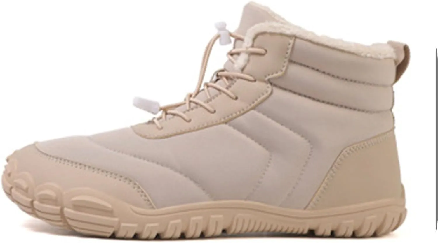 Women's Winter Snow Boots,Warm Comfortable Faux Fur Insulated Non-Slip Outdoor Lace-Up Mid Calf Booties Hiking Shoes